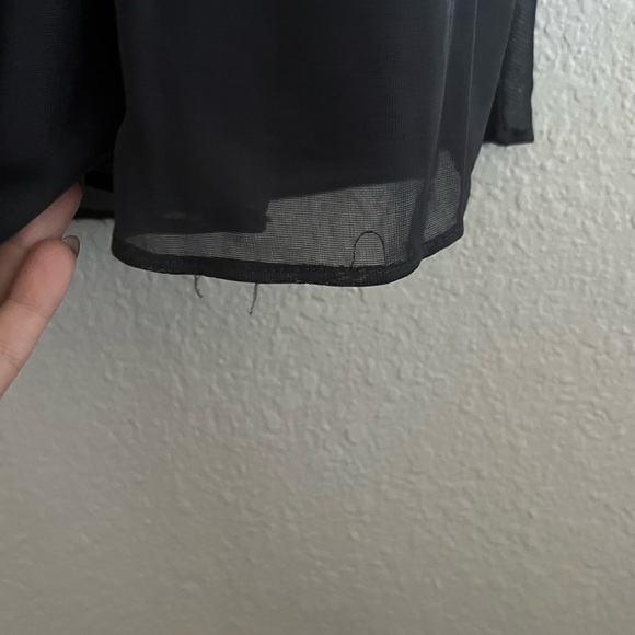 Alex Evenings Gunmetal Formal Long Dress One Shoulder Embellished Gown - Picture 7 of 9